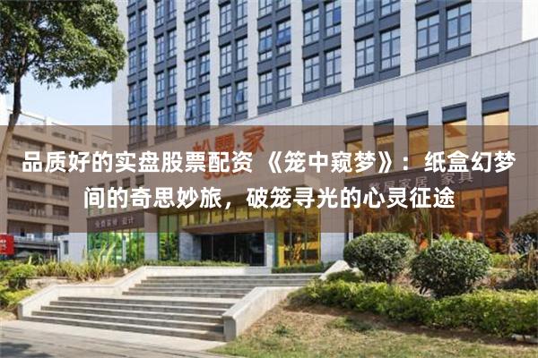 品质好的实盘股票配资 《笼中窥梦》：纸盒幻梦间的奇思妙旅，破笼寻光的心灵征途